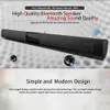 BS-28B Kablosuz Bluetooth Hoparlör 20 W Kablosuz Uzaktan Kumanda Ev Surround Soundbar Smartphone PC Tiyatro TV Hoparlör BS28B Için