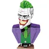 Dark Knight Batman Joker RC Superhero Evil Clown Bust MOC Statue Action Figures Building Blocks Bricks Dc Toys 7599 for Children Gift