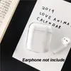 Przezroczyste bezprzewodowe słuchawki ładowania torba pokrywa dla Apple Airpods 1 2 Pro Case Hard PC Bluetooth Box Zestaw słuchawkowy Clear Ochronne