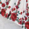 Stunning Bold Rose Charra Applique Detachable Quinceanera Dress Mexican Removable Ruffled Organza Skirt Sweet 15 Ball Gown