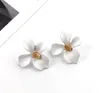 Gepersonaliseerde snoep kleur bloem oorring nieuwe mode kleine bloem oorbellen voor vrouwen meisjes korea stijl sieraden epacket gratis