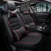 Universal Leather Car Seat Covers Comfortable Car Automobiles 5 Seats Cushion Cover For Four Seasons Car Accessories