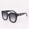 Cat-Eye-Sonnenbrille für Damen in Schildpatt-Optik, modisch, quadratisch, klobige Damenbrille mit klarem Stern 3024044