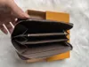 مصمم ZIPPY WALLET VERTICAL الطريقة الأكثر أناقة لتحمل بطاقات النقود والعملات المعدنية الشهيرة تصميم الرجال محفظة جلدية حامل البطاقة الأعمال طويلة 60017 # er