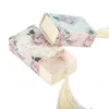 100 stks Rose Lade Type Snoep Dozen met Kwastje Bruiloft Gunst Baby Shower Verjaardag Zoete Party Gift Box1952