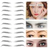 3D Eyebrow Sticker Bionic Brow Semipermanent Water Transfer Waterproof Tattoo Eye Brow broderi Eyebrow Patch Makeup Tools6043993