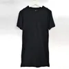 Märke Mäns Bomull Kläder Vit T Shirt Hip Hop Men T-shirt Extra Lång Längd Man Toppar Tee Line Tshirt för Male KG-1297