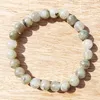 Perlé, Brins MG0337 Un Grand Bracelet Empilable Labradorite Yoga Spirituel Pour Les Femmes Merveilleuse Créativité Perlée