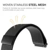 Metall rostfritt stålband för Fitbit Versa 2/3 remsledor Milanese magnetiska armband fit bit lite vers titta på smarta tillbehör