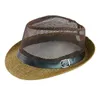 New Summer Top Jazz Mesh Fedora Cappelli per cappelli da uomo Chapeau Summer Bowler Cap Outdoor Panama Casquette