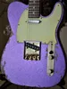 Chitarra elettrica di alta qualità Relic Sparkle Purple Over 3TS chitarra TL invecchiata5916248