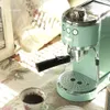 Portable Light Green Espresso Kaffebryggare Mini Electric Italien Kaffebryggare Kontor Cappuccino Latte Maker Tools