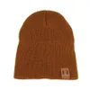 Gorros de inverno cor sólida chapéu unisex simples quente macio crânio tricô boné chapéus touca gorro bonés para mulheres masculinas t2002118058025433