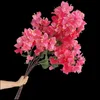 Falsa bougainvillea (3 steli/pezzo) 39.37 "simulazione lunghezza bougainvilleas crittografata per i fiori decorativi per la casa di matrimonio fiori artificiali