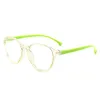 2020 New Children's Anti Blue Light Round Frame Glasses Wholesale Baby Jelly Color Glasses Frame Children's Online Class Glasses