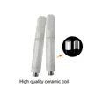 Press on Carts Full Ceramic Disposable Cartridges 0.5g 1g 510 Thread Vapor pens PK TH2 M6T G5 atomizers