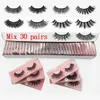 3D Mink Eyelashes 8 styles Eye makeup Mink False lashes Soft Natural Thick Fake Eyelashes 3D Eye Lashes Extension Beauty Tools