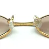 Klassiska män White Buffalo Horn Frame Shades varumärke Solglasögon Oval Luxury Glass Runda 75501783028754