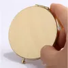 Przenośne składane lusterka Kosmetyczna Ze Stali Nierdzewnej Makeup Double Boks Okrągły Compact Clear Mirror Factory Direct 4 3JY F2