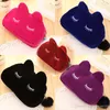 Sleepy Kitty Cat Cosmetische Tas Potlood Pouch Make Make Brush Case Travel Clutch Handtas Portemonnee Leuke Kawaii Fashion