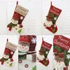 Kerstmiskous Kerstboom Ornament Sneeuwman Santa Claus Kerstversiering Candy Sokken Tassen Xmas Gift Tas DB012