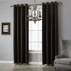 Cortinas blackout modernas para cortinas de janela de sala de estar para tecidos de cortina de quarto prontas para decoração de casa 196E