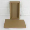 Luxury Empty Kraft Brown Paper Black Cell Phone Case Box Retail Package Packaging For iPhone 12 11Pro X 8 7 8Plus S8 S9