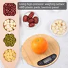 5KG / 1G Keukenschaal Bamboe LED Display Elektrische Wegen Voedsel Dieet Gewicht Balance Wood Scale Cooking