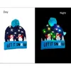 Julhatttröja stickad Lightup Xmas Cap Beanie Sweater Led Light Home Christmas Ny Year Gift for Kids Xmas Decoration1216423