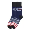 Trump Strocking President MAGA Trump Letters Спортивные носки Повседневные носки в полоску с американским флагом Персонализированные хлопковые носки на высоком каблуке LSK1119