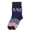 Trump Strocking Président MAGA Trump Lettres Chaussettes De Sport Drapeau Américain Rayé Chaussettes Décontractées Chaussette En Coton À Talons Hauts Personnalisée 2187407