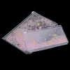 PVC Colorful A5 A6 Binder File Folder Transparent Pink Loose leaf Binder Bags Kids Learning Storage Bag School Office Supplies HHB1574