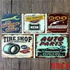 Custom Metal Tin Signs Sinclair Motorolja Texaco Affisch Hem Bar Dekor Väggkonst Bilder Vintage Garage Sign 20x30cm HHE1591