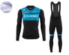 2022 Jersey de cyclisme Set Pro Team Vêtements à manches longues Men Men de vélo d'hiver Vêtements thermique Ropa Ciclismo Hombre Warm307b