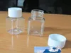 Bottiglia trasparente in PET piccola bottiglia quadrata con tappo a vite Bottiglia per campioni in plastica Bottiglie per pillole Flacone per capsule trasparenti da 30 ml