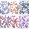 100 PCS Butterfly Nail Art Decorations 3D DIY Sequins Frign