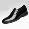 2020 Men Formal Shoes Black Leather Business Casual Shoes High Quality Men Dress Office Luxury Shoes Male Breathable Oxfords