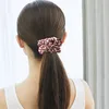 Satijnen stof scrunchies haarring pony staarten houder elastiek banden rubberen bands mode hoofdband sieraden