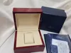 Red Wood Boxes Zertifikat Mit Handtasche 263-10-3 / 93 Luxus-Uhren UN 1846 Geschenk Original-Boxen für Mens-Armbanduhr