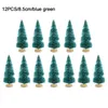 Christmas Decorations 12pcs Mini Tree Pine DIY For Home Table Navidad Xmas Ornaments Year Decor Kids Gift1