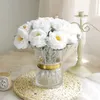 Imitacja Dekoracyjne Kwiaty Wedding Rose Sadzenie włochaty Little Dew Lotus Home Decoration Sztuczne Kwiat Bukiet Wieniec Wieńce