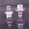 DHL libre olorful Spinning Quartz Banger Carb Cap con Spin Air Hole Borde biselado Cyclone Riptide Cab Caps para Terp Pearl Quartz Banger Nail