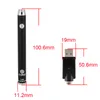 COSO 380mah bottom twist variable voltage preheating battery 3.3V-3.8V charger kit with 20pcs display box for thick oil vape cartridges