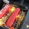 LED Copper Garlandカラフルなボタンバッテリーライトストリングストリングオープンカバー自動的に軽い結婚式のクリスマスプレゼントプレゼントボックスの装飾