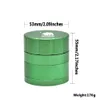 HONEPUFF 53MM CNC Aluminum Alloy Tobacco Herb Grinder Spice Crusher 4 Layers Pollen Catcher Metal Smoking Herb Grinder