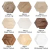 Vattentät Badrumsgolv Klistermärken, Peel Stick Självhäftande Golvplattor, Kök Living Room Decor Non Slip Hexagon Decals1