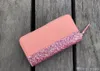 Wholesale- designer glitter wallets shining new zipper cluth bag 5 colors shining for women