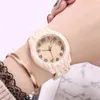 2020 Fashion Casual Wood Women Watches Dress Wristwatch For Women Montre Femme Lady Quartz Watch Relogio Feminino1268R