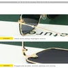 2020 neue Mode Dame Oversize Randlose Platz Bee Sonnenbrille Frauen Männer Kleine Biene Gläser Gradienten Sonnenbrille Weibliche UV400181B