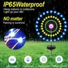 DIY Fireworks Solar String Lights 8 Modes 90120150 LED Solar Lamp for Outdoor Garden Decoration Bouquet Christmas Festive Fairy 1297281